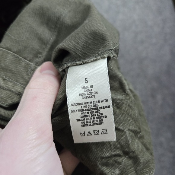 NWT Aeropostale Jacket Womens Small Green Utility Pockets Full Zip Lightweight - Picture 11 of 16